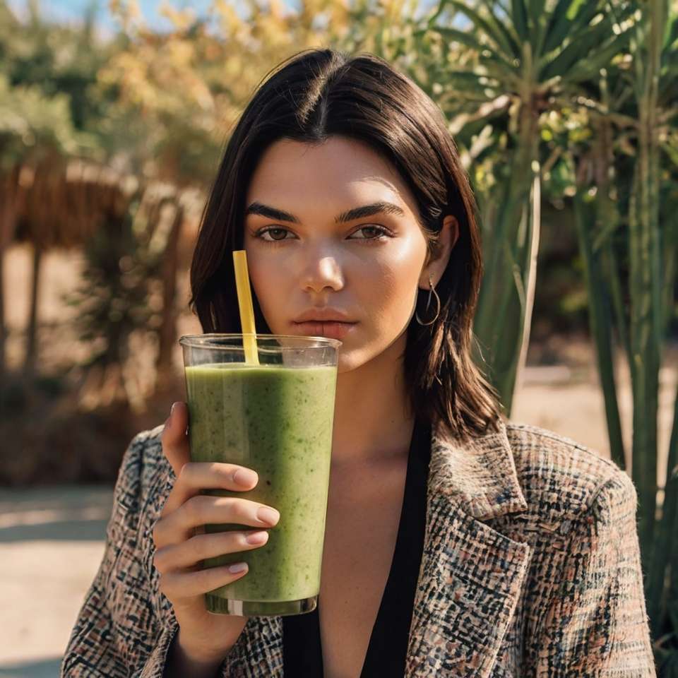 Fresh colorful smoothies