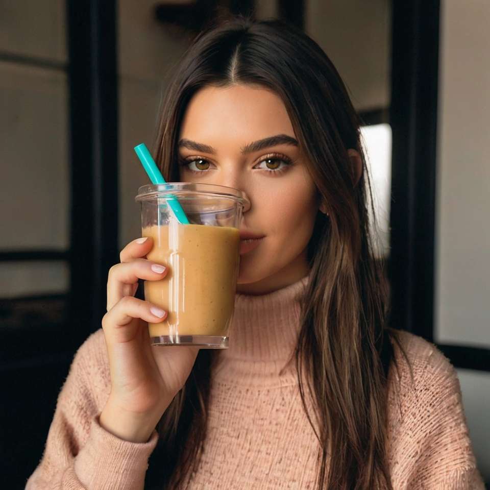 Fresh colorful smoothies