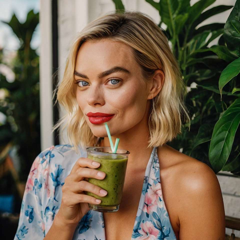 Fresh colorful smoothies