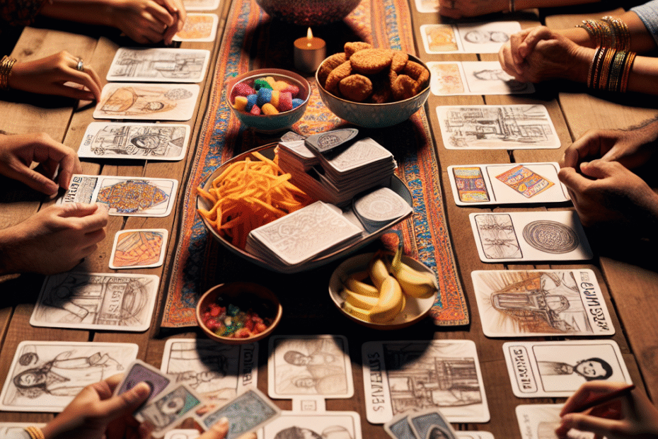 Pair trivia card games with homemade snacksfile